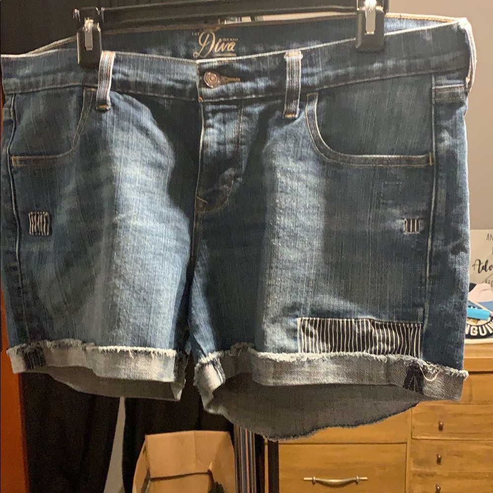 Old navy patchwork Jean shorts